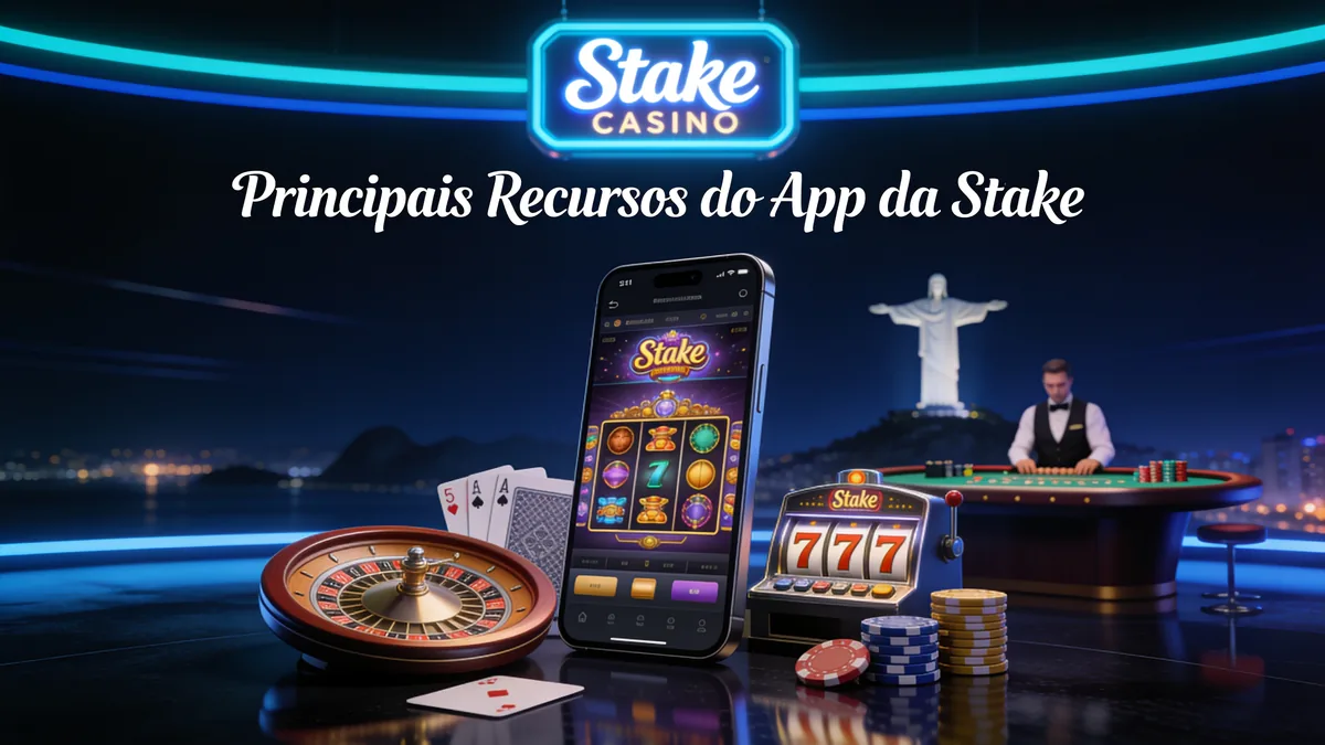 Principais Recursos do App da Stake: guia de stake para jogadores no Brasil